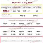 thai lottery 1 august 2017 results